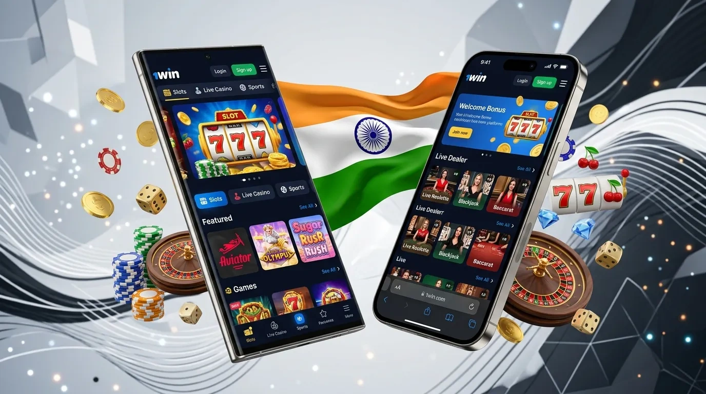 1win app India mobile casino experience with premium game categories